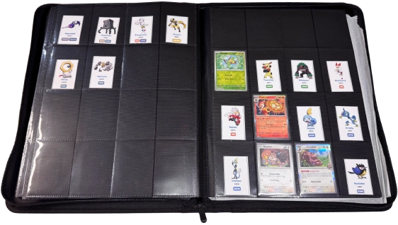 big pokemon card binder How to organize your Pokémon TCG by Pokédex (placeholder guide) HD Transparent Transparent sleeves help you recognize the contents of the card easily and clearly see the cards pattern instead of taking them out 400 Card Binder Album Book